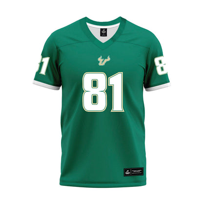 USF - NCAA Football : Keshaun Singleton - Green Premium Football Jersey