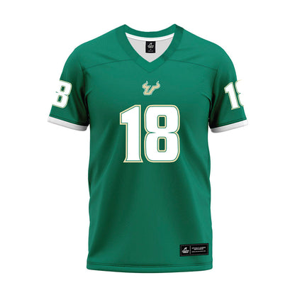 USF - NCAA Football : Levi Smiley - Green Premium Football Jersey