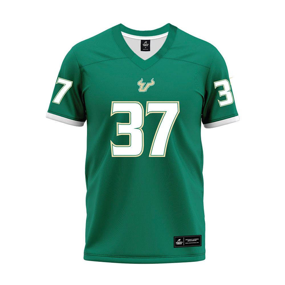 USF - NCAA Football : Fred Gaskin III - Green Premium Football Jersey-0