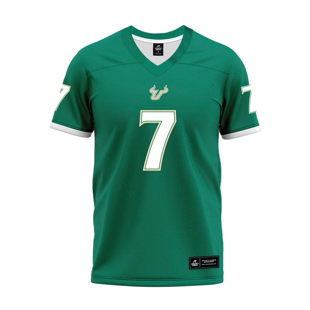 USF - NCAA Football : Michael Brown-Stephens - Green Premium Football Jersey