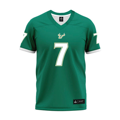 USF - NCAA Football : Michael Brown-Stephens - Green Premium Football Jersey