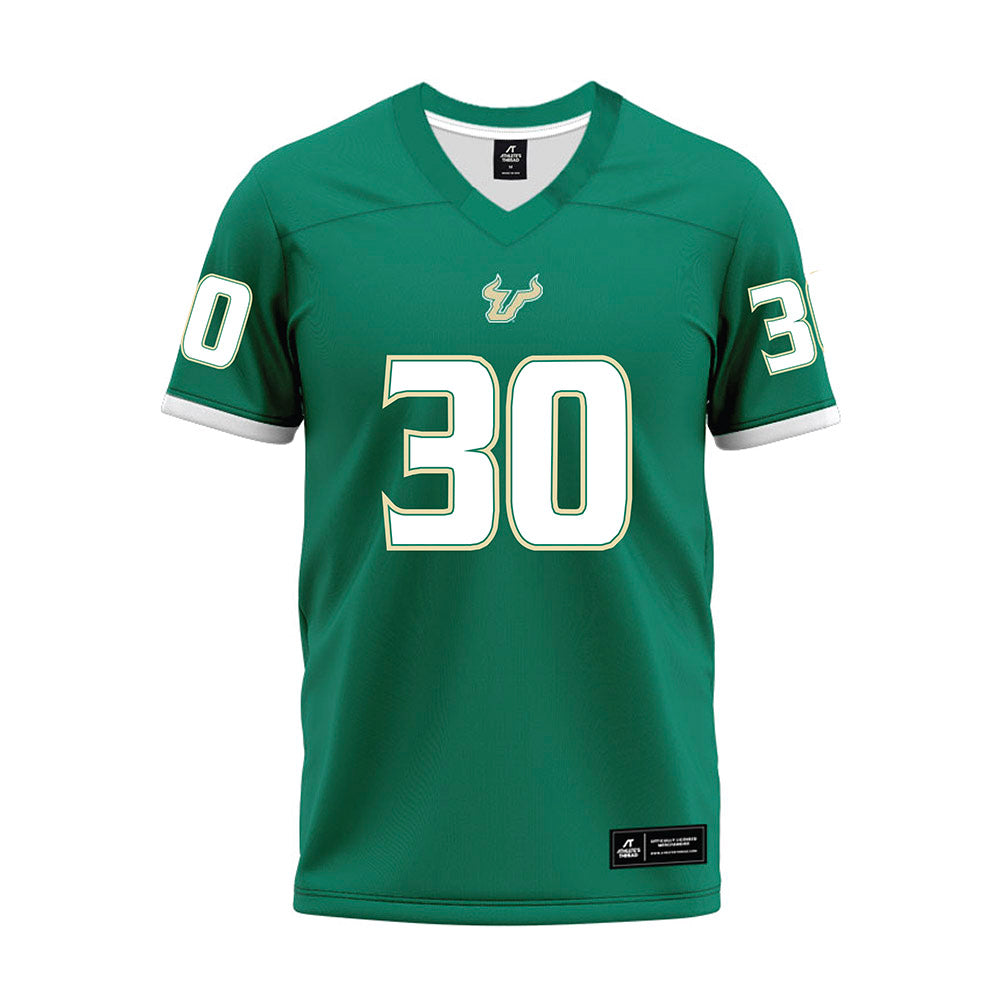 USF - NCAA Football : Ira Singleton - Green Premium Football Jersey-0