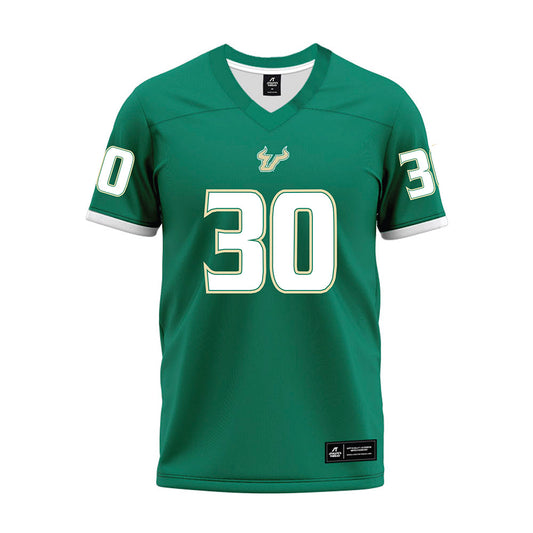 USF - NCAA Football : Ira Singleton - Green Premium Football Jersey-0