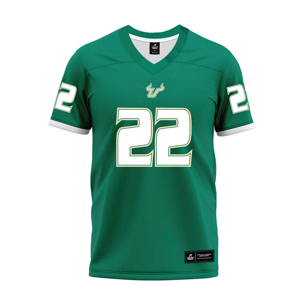 USF - NCAA Football : Kwan Powell - Green Premium Football Jersey