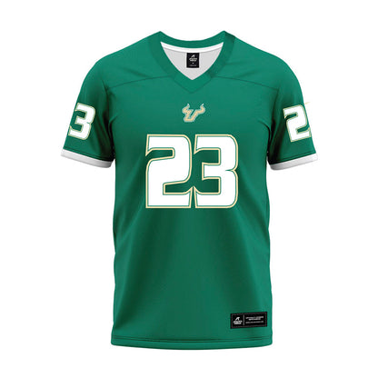 USF - NCAA Football : Yasias Young - Green Premium Football Jersey