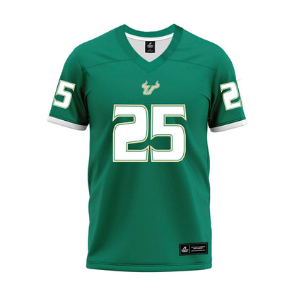 USF - NCAA Football : Nykahi Davenport - Green Premium Football Jersey