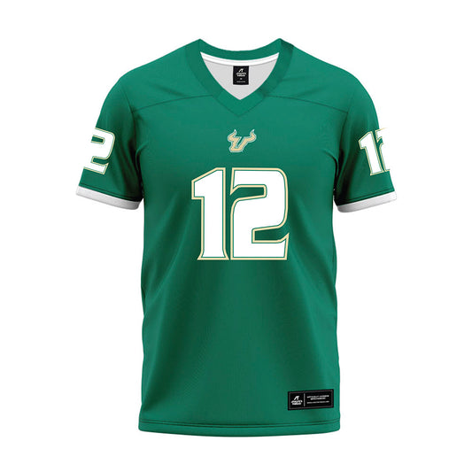 USF - NCAA Football : Sam Fenton - Green Premium Football Jersey-0