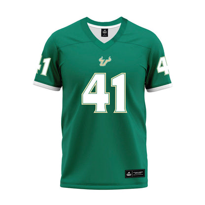 USF - NCAA Football : George Brown - Green Premium Football Jersey