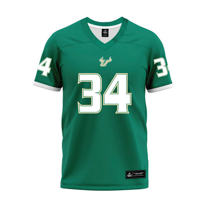 USF - NCAA Football : Ricardo Watson III - Green Premium Football Jersey