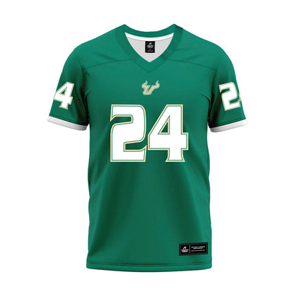  - NCAA Football : Mac Harris III - Green Premium Football Jersey-0