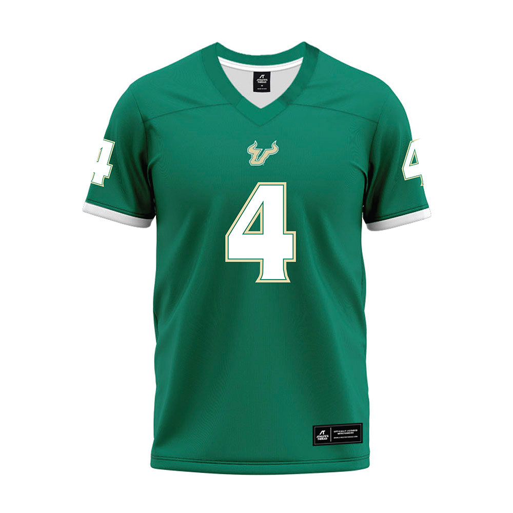 USF - NCAA Football : Michael Williams II - Green Premium Football Jersey-0