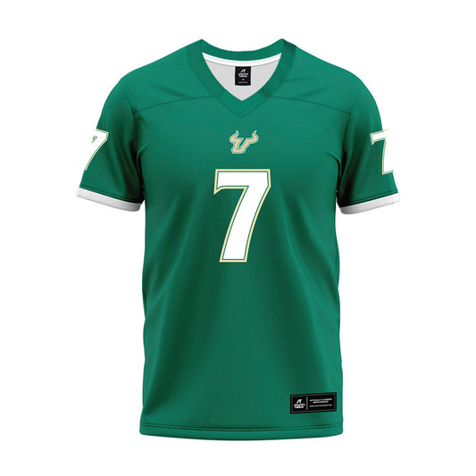 USF - NCAA Football : Jhalyn Shuler - Green Premium Football Jersey