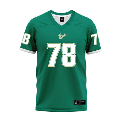 USF - NCAA Football : Jack Wilty - Green Premium Football Jersey