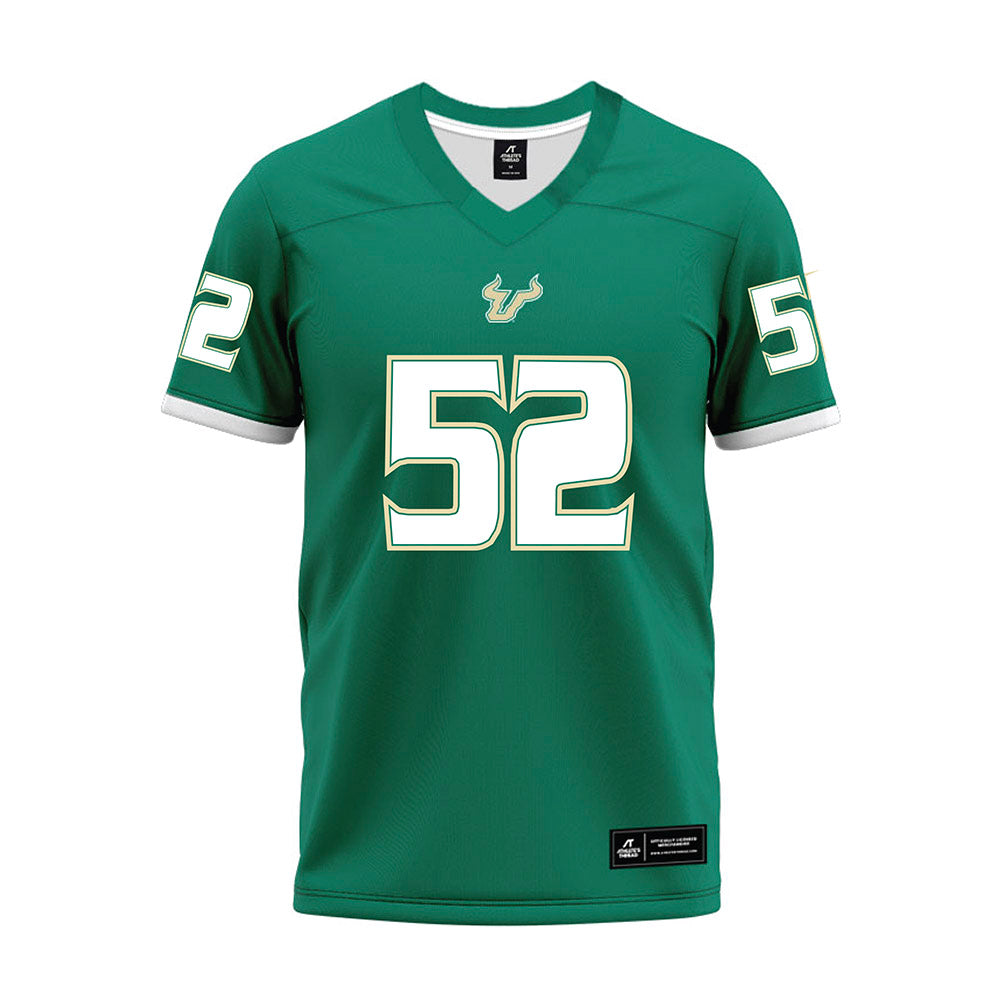 USF - NCAA Football : Trey Dubuc - Green Premium Football Jersey