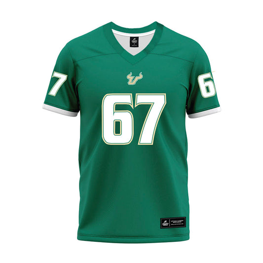 USF - NCAA Football : Thomas Shrader - Green Premium Football Jersey-0