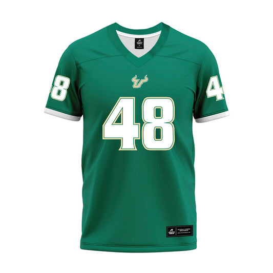 USF - NCAA Football : Eli Hiscock - Green Premium Football Jersey