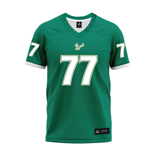 USF - NCAA Football : Tyreek Major - Green Premium Football Jersey