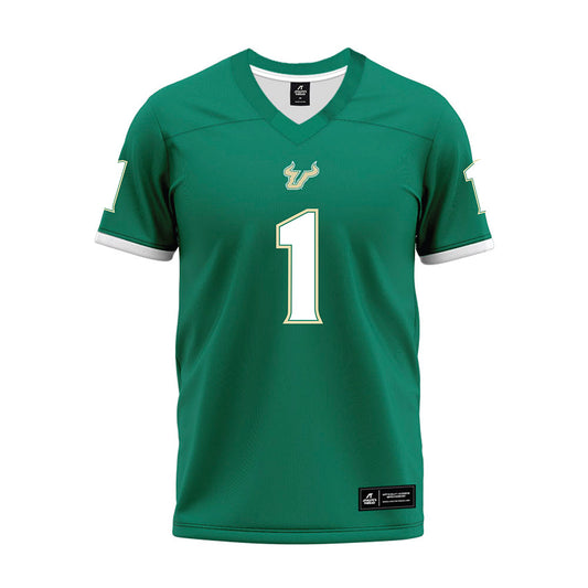 USF - NCAA Football : Joshua Hardeman - Green Premium Football Jersey-0