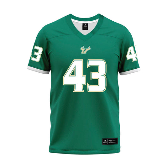 USF - NCAA Football : Cooper Evans - Green Premium Football Jersey