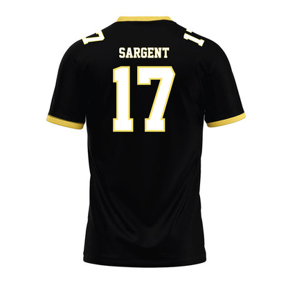 PLU - NCAA Football : Cole Sargent - Black Premium Football Jersey