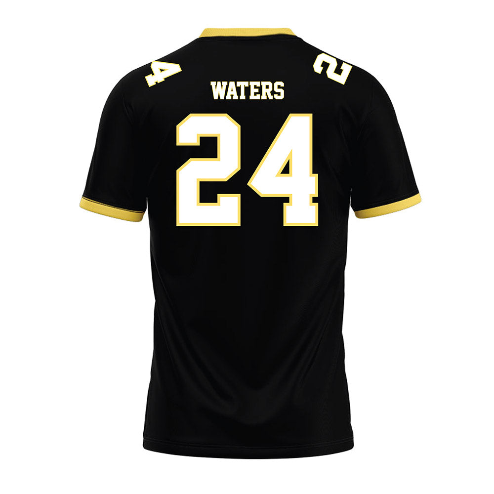 PLU - NCAA Football : Davyn Waters - Black Premium Football Jersey