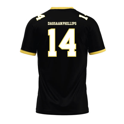 PLU - NCAA Football : Greysen Dagsaan-Phillips - Black Premium Football Jersey