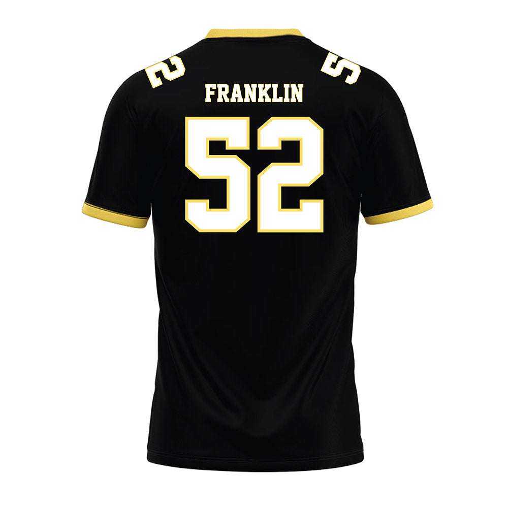 PLU - NCAA Football : Drew Franklin - Black Premium Football Jersey-1