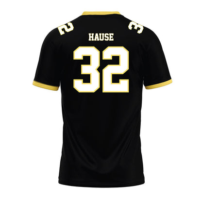 PLU - NCAA Football : Michael Hause - Black Premium Football Jersey