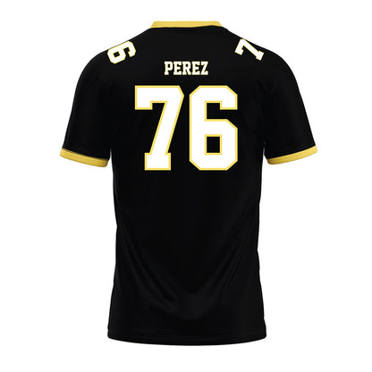 PLU - NCAA Football : Cooper Perez - Black Premium Football Jersey