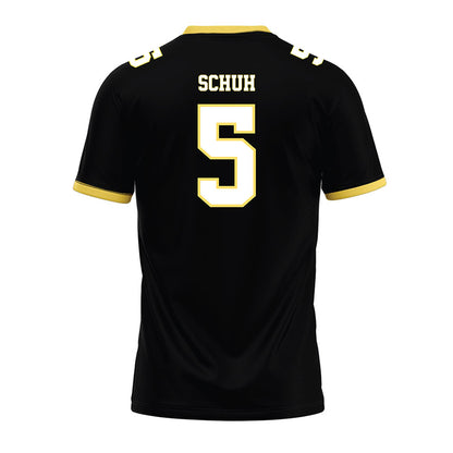 PLU - NCAA Football : Jacob Schuh - Black Premium Football Jersey