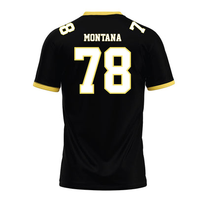 PLU - NCAA Football : Griffin Montana - Black Premium Football Jersey