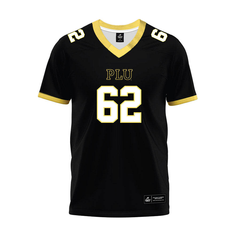 PLU - NCAA Football : Nathan Boyce - Black Premium Football Jersey-0