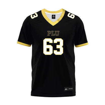 PLU - NCAA Football : Aeryk Hatico - Black Premium Football Jersey