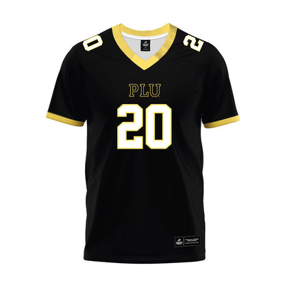 PLU - NCAA Football : Rixen Daley-Ka'aihue - Black Premium Football Jersey