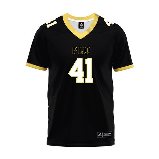 PLU - NCAA Football : Sir Hart - Black Premium Football Jersey