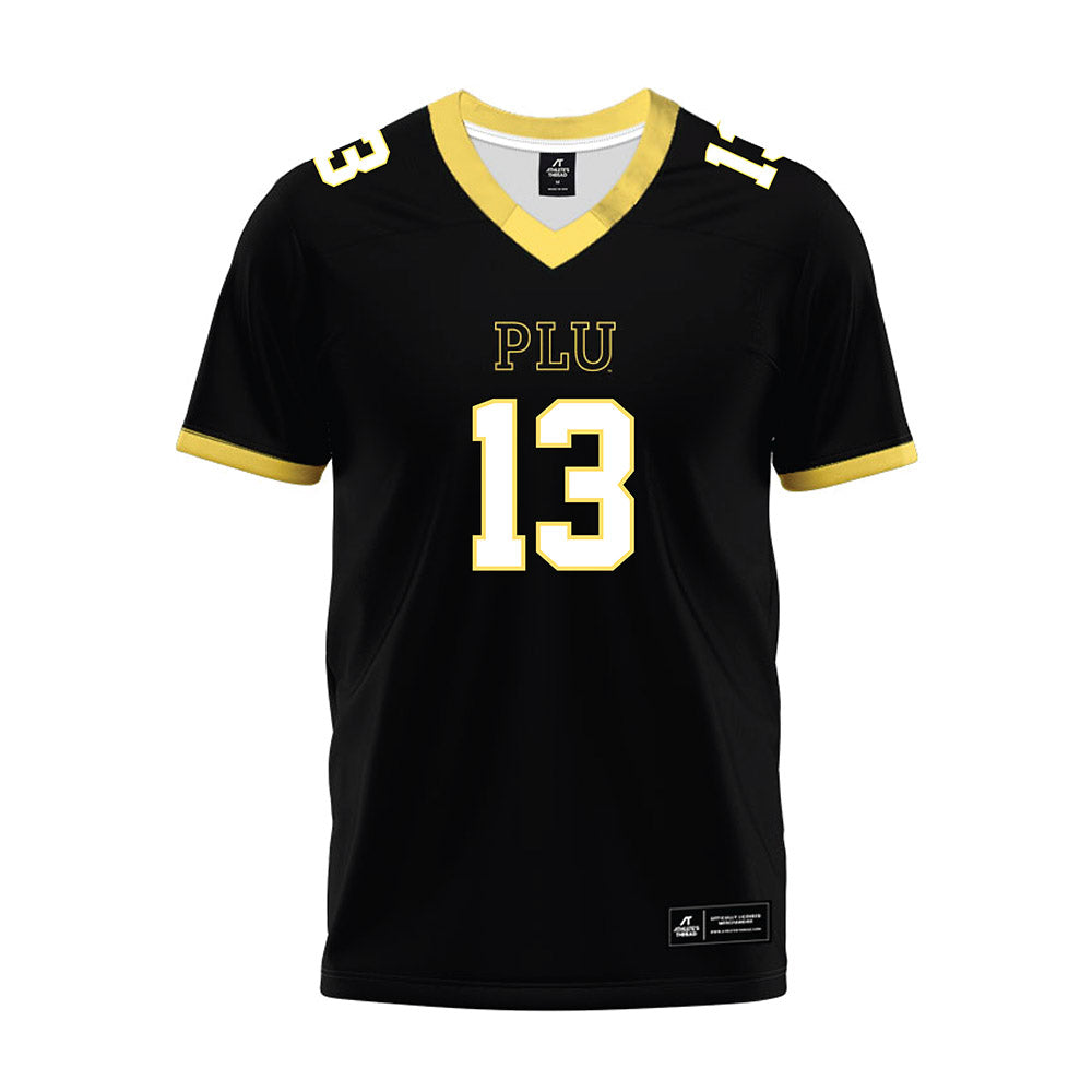 PLU - NCAA Football : Anthony Mahaffey - Black Premium Football Jersey-0