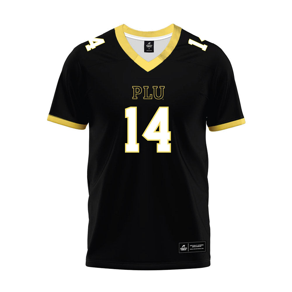 PLU - NCAA Football : Greysen Dagsaan-Phillips - Black Premium Football Jersey