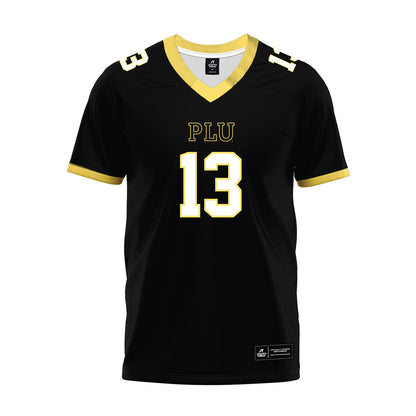 PLU - NCAA Football : Eddie Sanchez - Black Premium Football Jersey