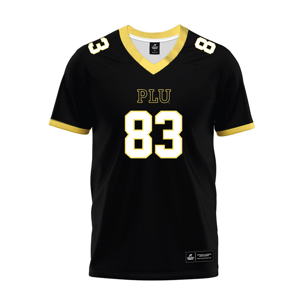 PLU - NCAA Football : Jack Erickson - Black Premium Football Jersey