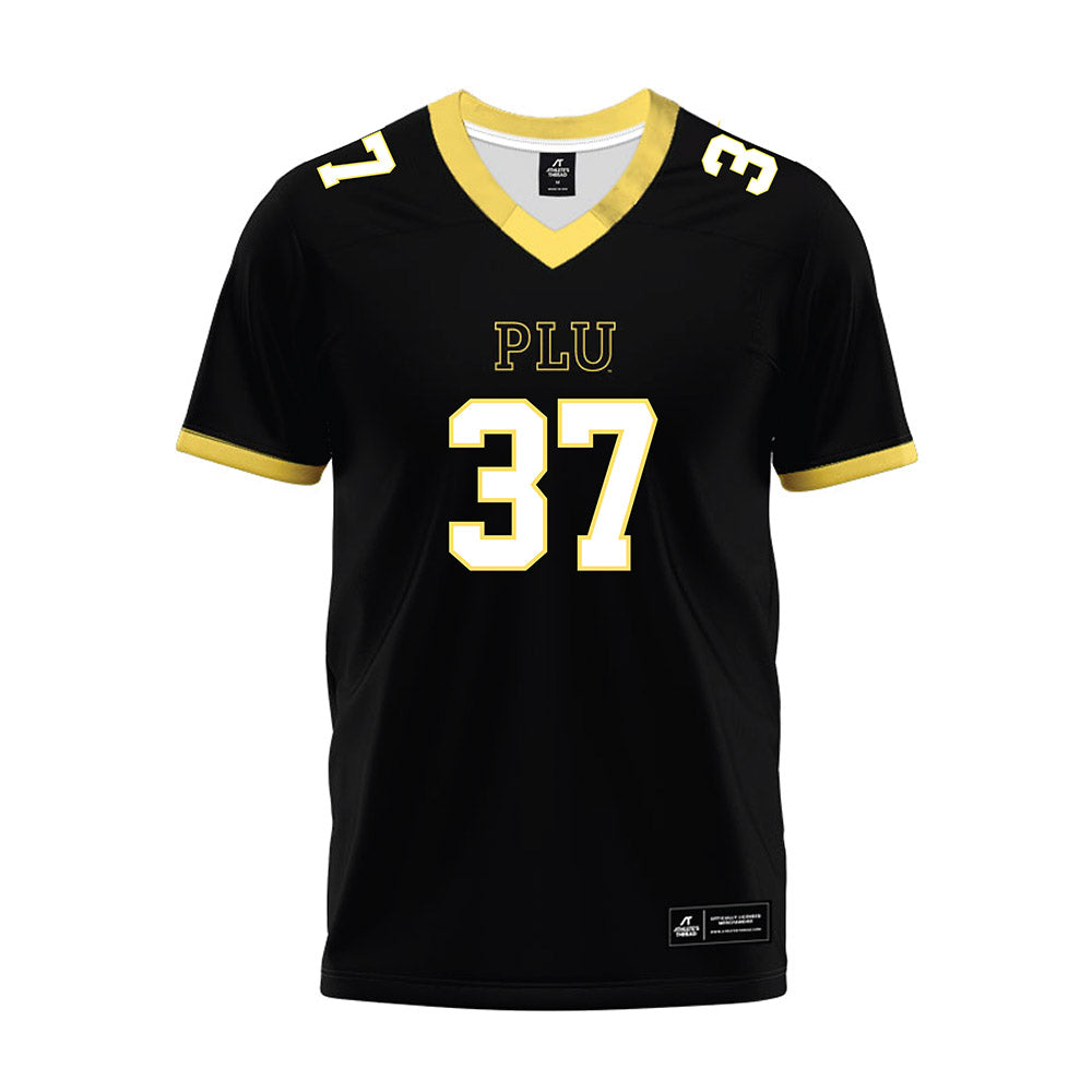 PLU - NCAA Football : Mason Taylor-Wells - Black Premium Football Jersey