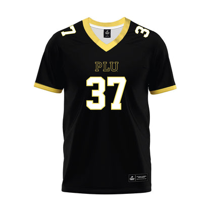 PLU - NCAA Football : Mason Taylor-Wells - Black Premium Football Jersey