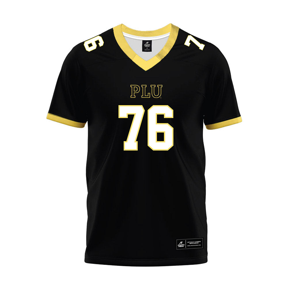 PLU - NCAA Football : Cooper Perez - Black Premium Football Jersey