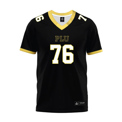 PLU - NCAA Football : Cooper Perez - Black Premium Football Jersey