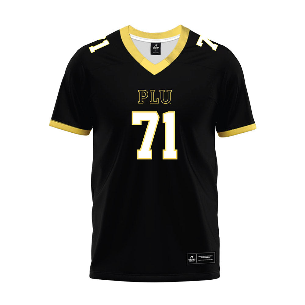 PLU - NCAA Football : Ryan Bohanan - Black Premium Football Jersey-0
