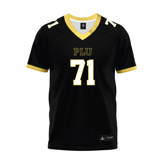 PLU - NCAA Football : Ryan Bohanan - Black Premium Football Jersey-0