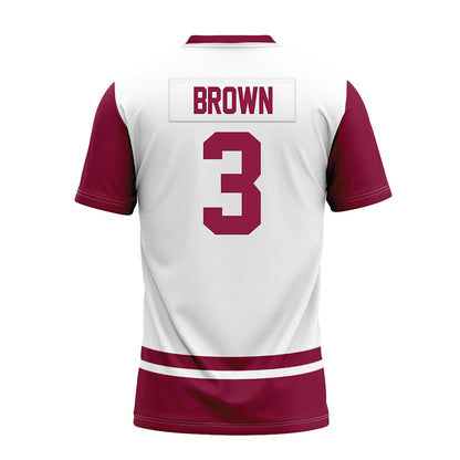 NMSU - NCAA Football : Shawn Brown - White Premium Football Jersey-1