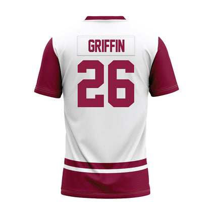 NMSU - NCAA Football : Isaiah Griffin - White Premium Football Jersey-1