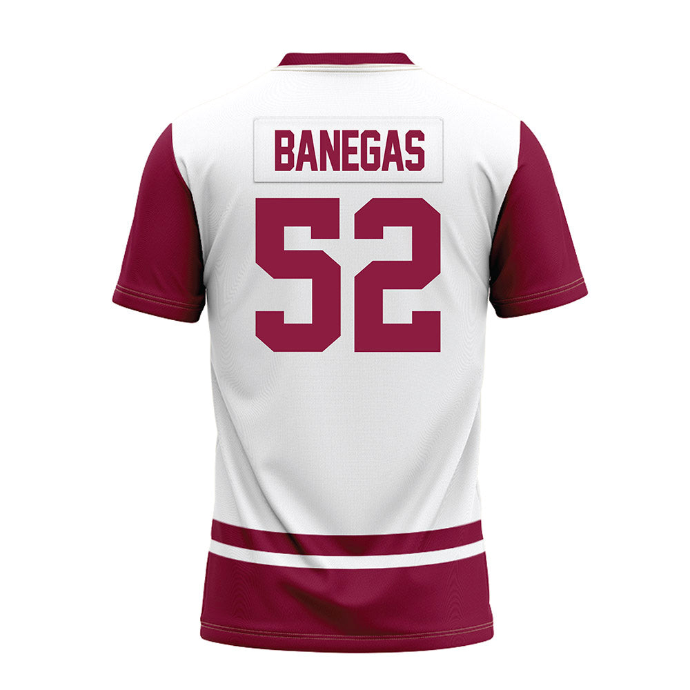 NMSU - NCAA Football : Joey Banegas - White Premium Football Jersey-1