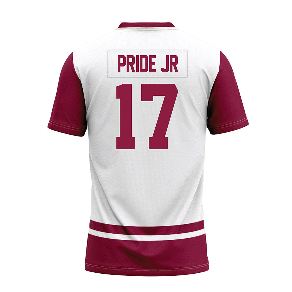 NMSU - NCAA Football : Tj Pride Jr - White Premium Football Jersey-1