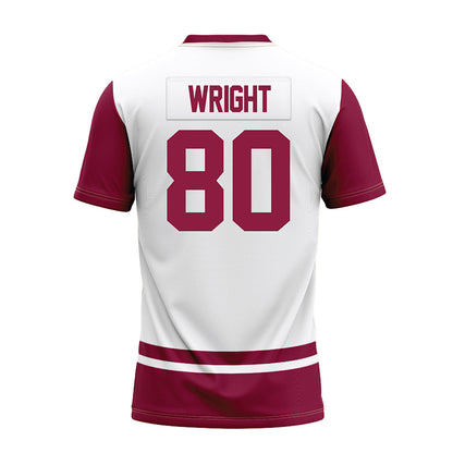 NMSU - NCAA Football : Izeyah Wright - White Premium Football Jersey-1